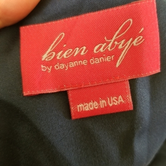 Bien Abyé by Dayanne Danier Wool Pencil Skirt w/ Fringe Stripes Size 4 - Picture 3 of 8